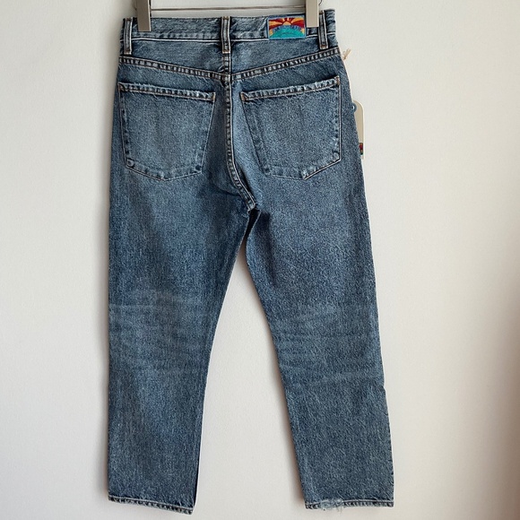 NWT DAILY BLUE/  Adriano Goldschmied JEAN HYPE IN Tempest Distressed SZ 24 - Picture 4 of 13